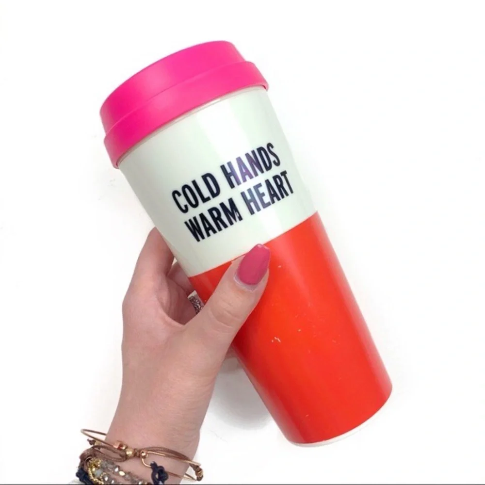 Kate Spade Cold Hands Warm Hearts Thermal Mug